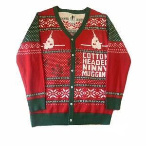 Elf Red and Green Festive Sweater